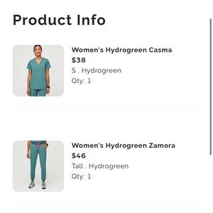 Figs Scrubs Set